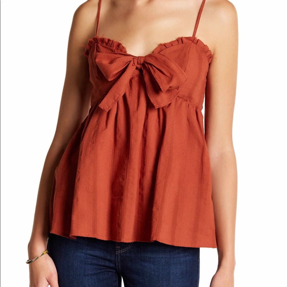 Melrose and Market textured tie front cami - Picture 1 of 3